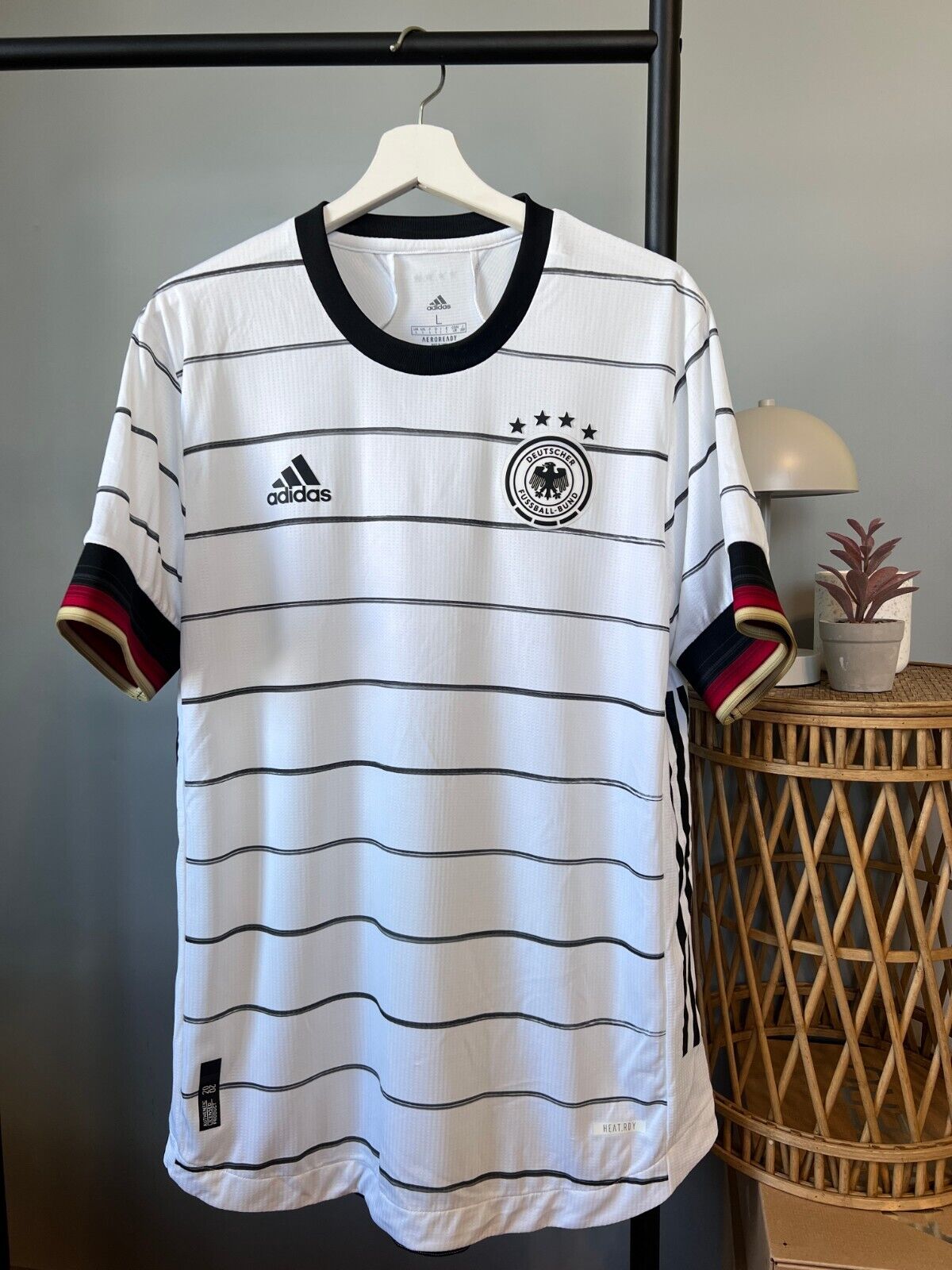 Germany Jersey 2020 Home Player Issue Football Shirt Adidas EH6104 Mens Size L