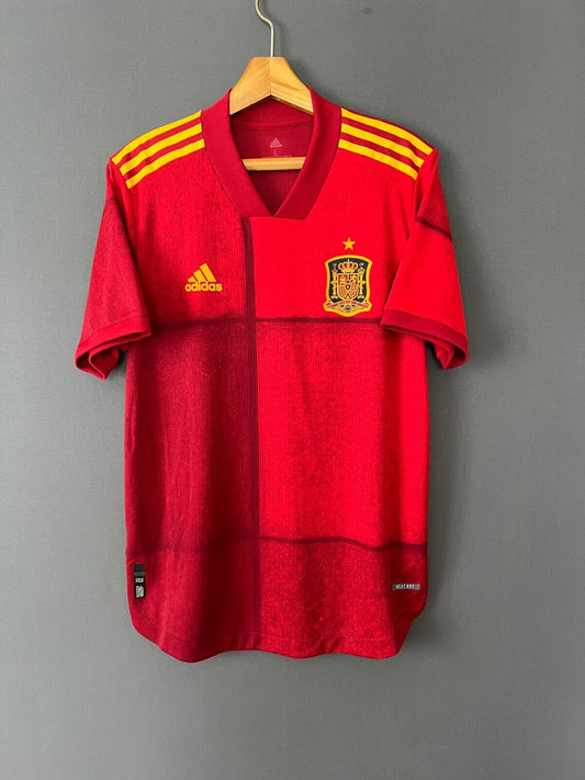SPAIN JERSEY 20-22 HOME PLAYER ISSUE MENS FOOTBALL SOCCER MAILLOT SIZE L ADIDAS