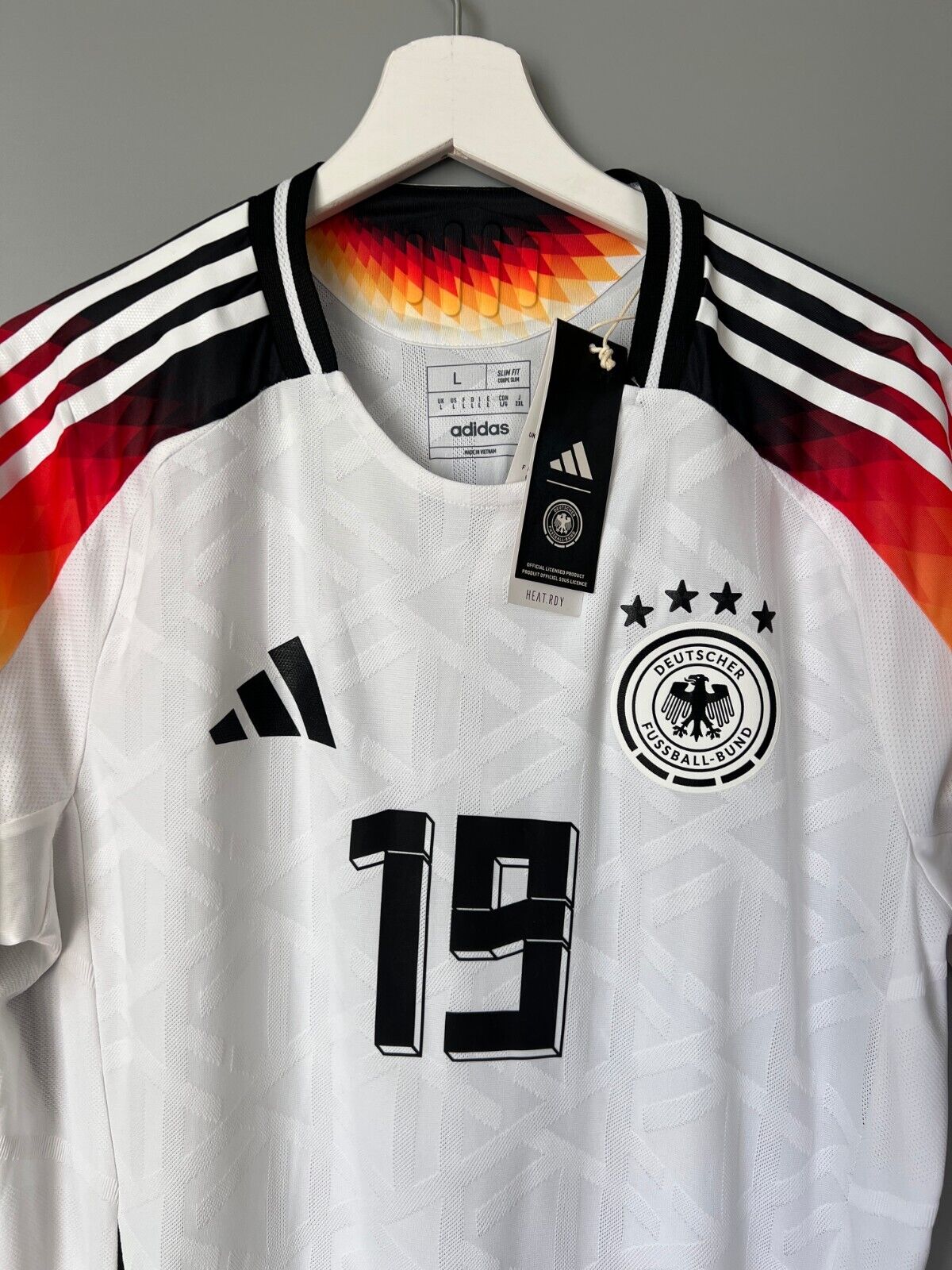 Germany Jersey 2024 Home HEAT.RDY Soccer Shirt Adidas IZ1620 Mens Size L