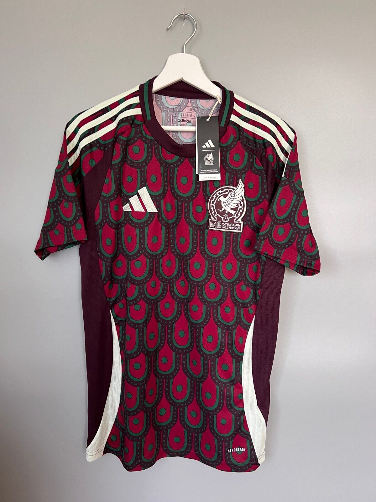 Mexico Jersey 2024 Home Soccer Football Shirt Adidas IP6377 Mens Size S