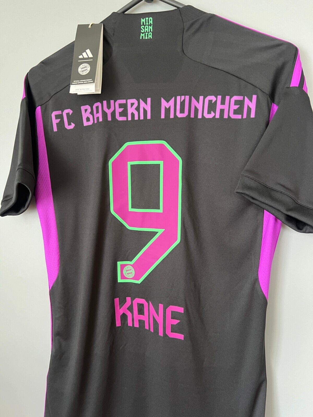 Kane Bayern Munich Jersey 23/24 Away Soccer Shirt HR3719 Adidas Mens Size XS