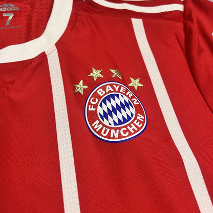 Bayern Munich Jersey 2017/18 Home Match Worn Mens Size 7 Football Shirt Adidas