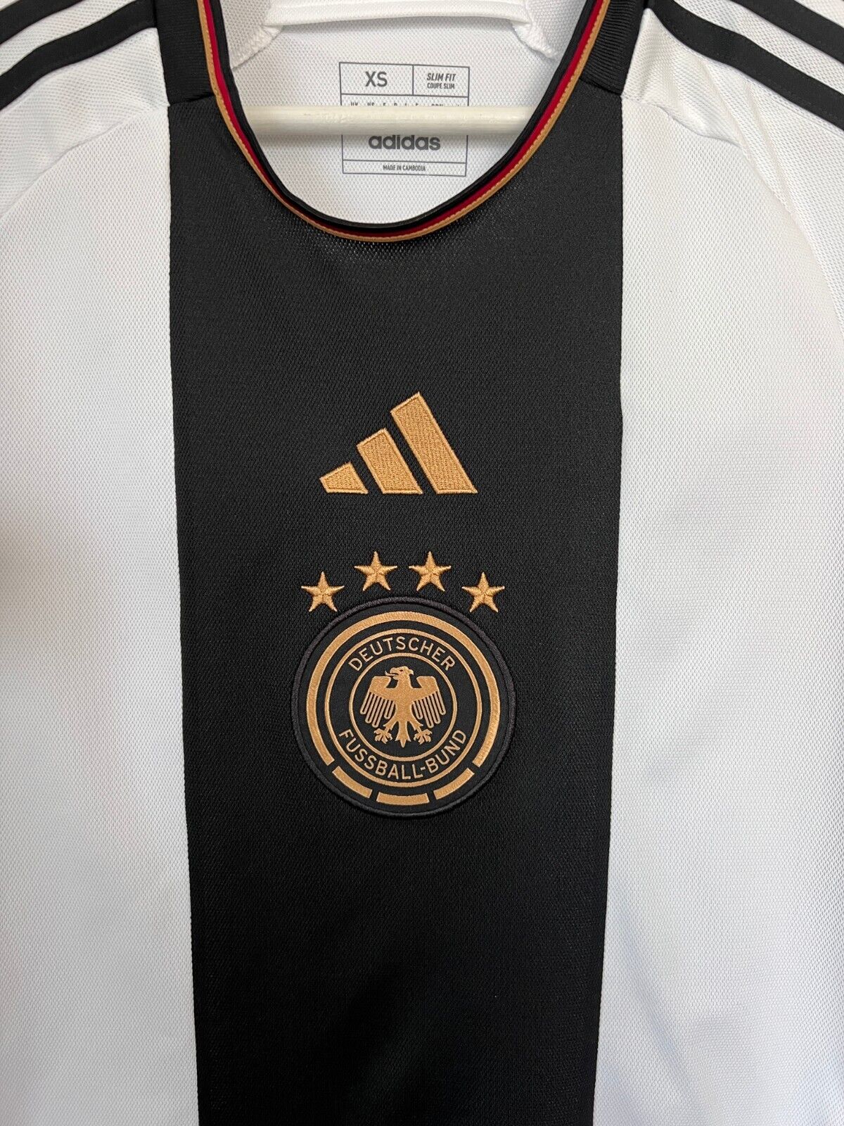 Germany Jersey 2023 Home Soccer Football Shirt Adidas HJ9606 Mens Size XS