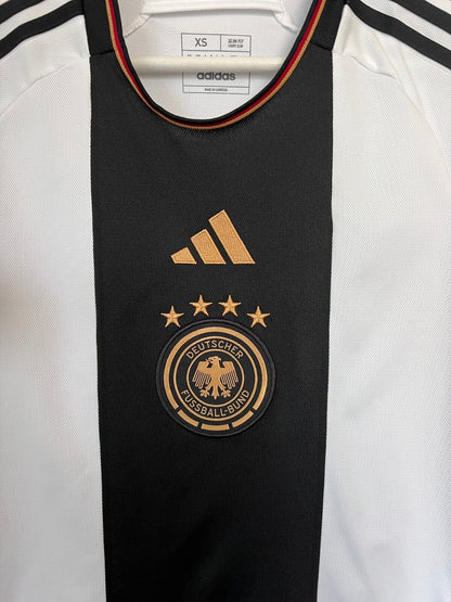 Germany Jersey 2023 Home Soccer Football Shirt Adidas HJ9606 Mens Size XS