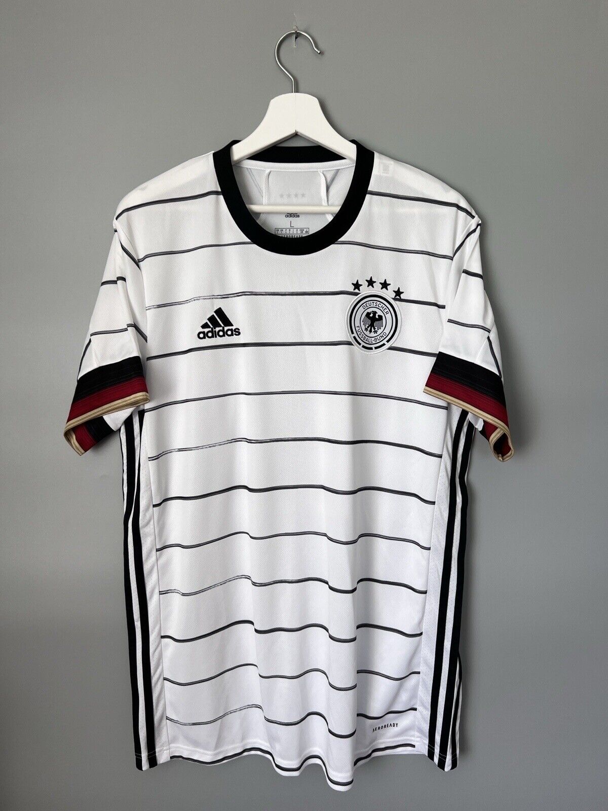 Germany Jersey Home Soccer Football Shirt Adidas DFB EH6105 Mens Size L