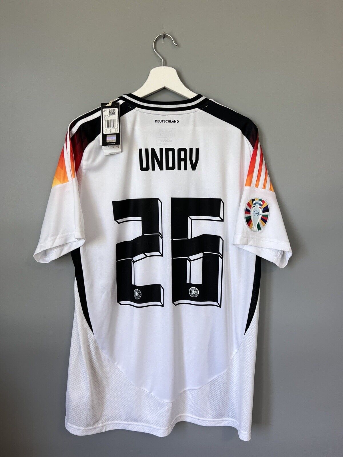 Undav Germany Jersey 2024 Home Soccer Football Shirt Adidas IP8139 Mens Size XL