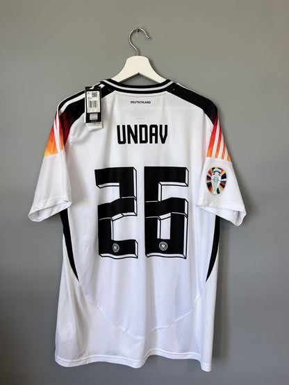 Undav Germany Jersey 2024 Home Soccer Football Shirt Adidas IP8139 Mens Size XL