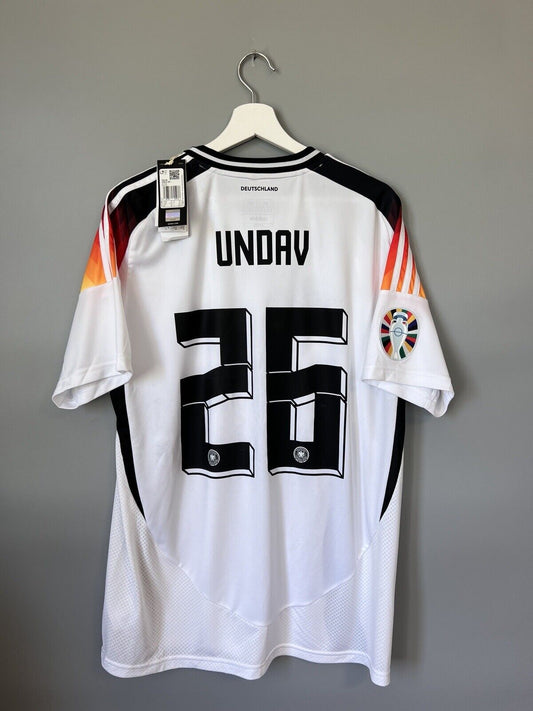 Undav Germany Jersey 2024 Home Soccer Football Shirt Adidas IP8139 Mens Size XL