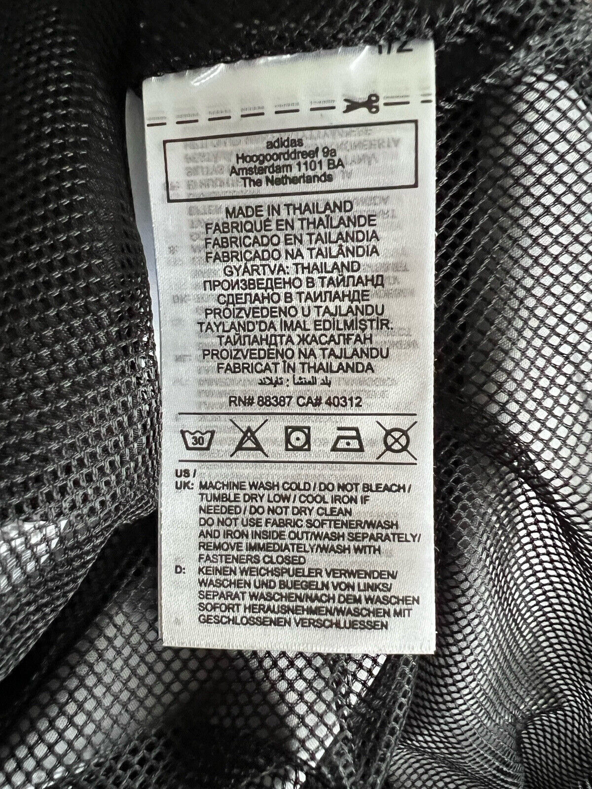 Juventus Jacket Windbreaker Football Soccer Mens Adidas HB6013 Size S