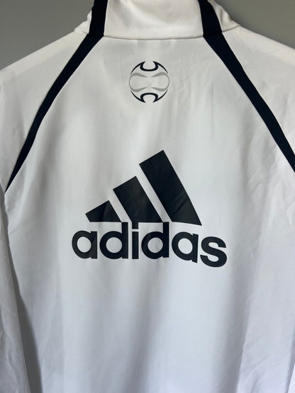 Real Madrid Jacket Teamgeist 2006x2021 White Soccer Adidas HA2537 Mens Size M