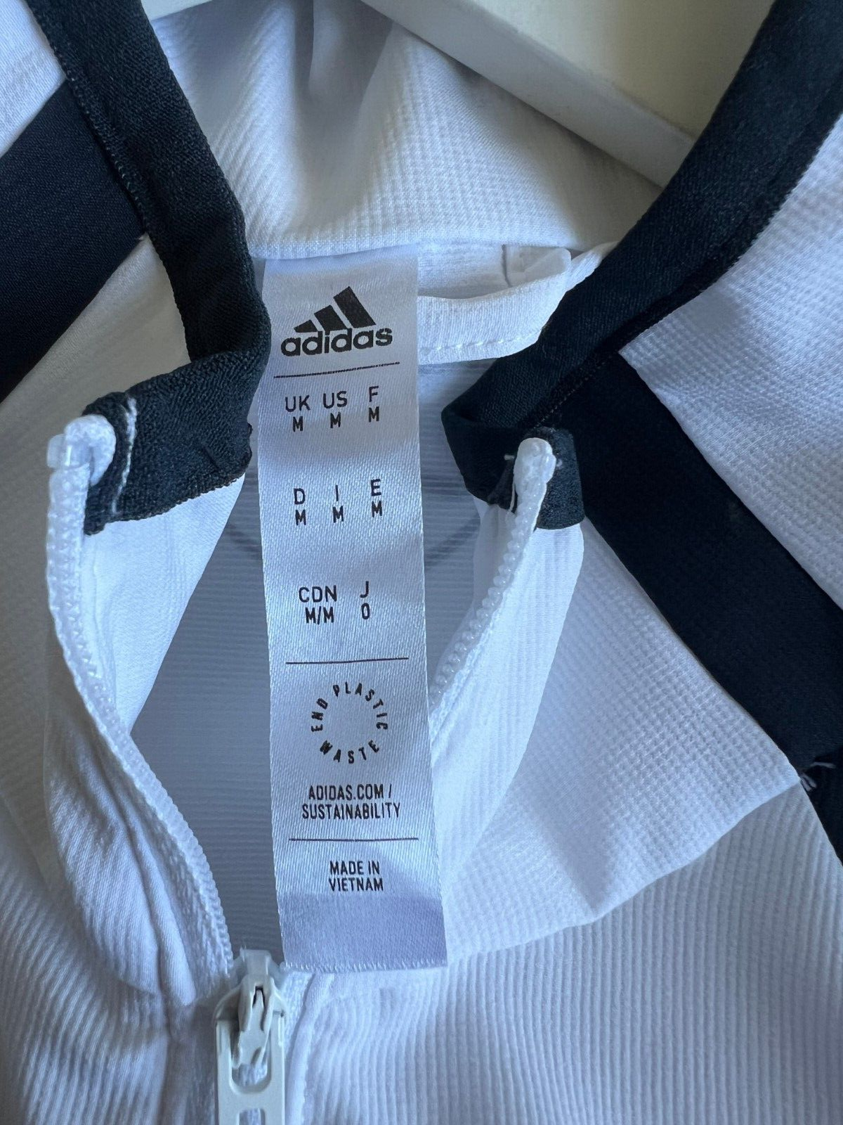 Real Madrid Teamgeist Jacket 2006x2021 White Soccer Adidas HA2537 Mens Size M
