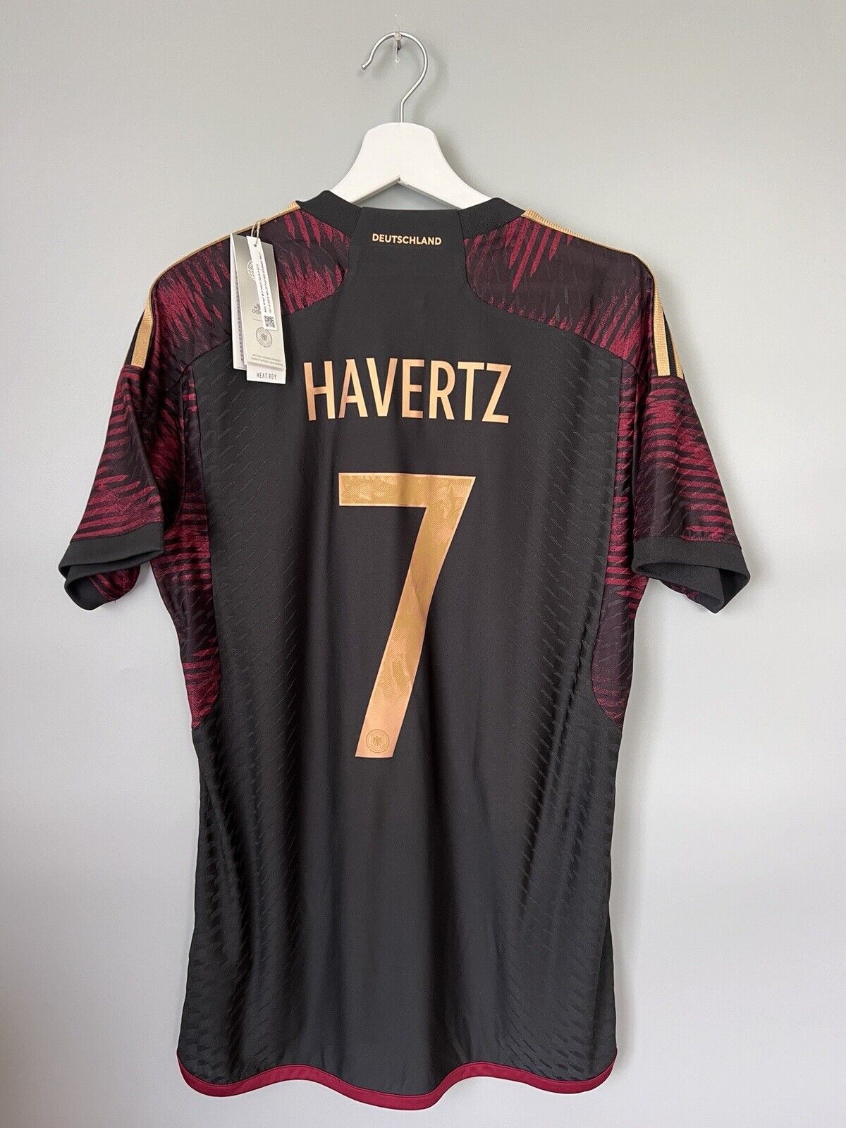 Havertz Germany Jersey 23 Away Authentic Size M Men Football Shirt HF1695 Adidas