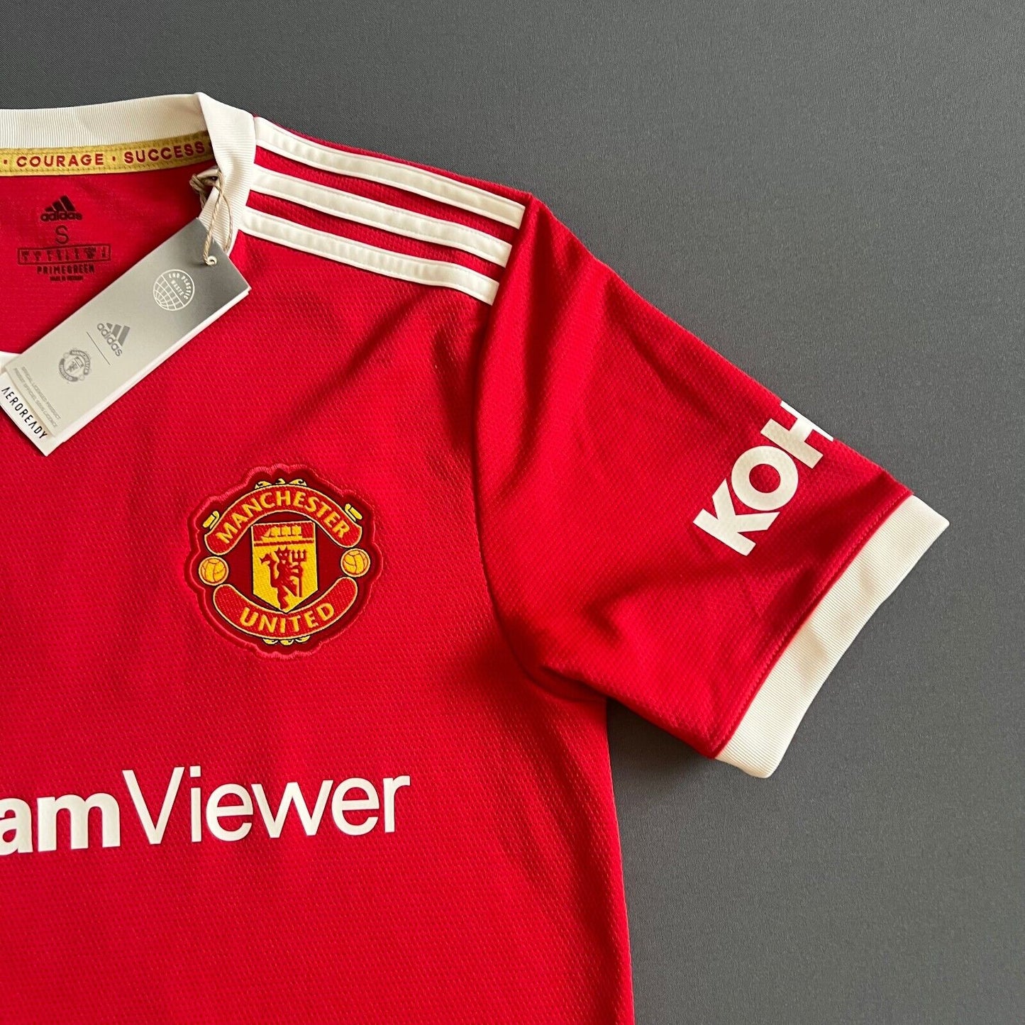 Lindelof Manchester United Jersey 2021/22 Home Small Mens Soccer Shirt Adidas