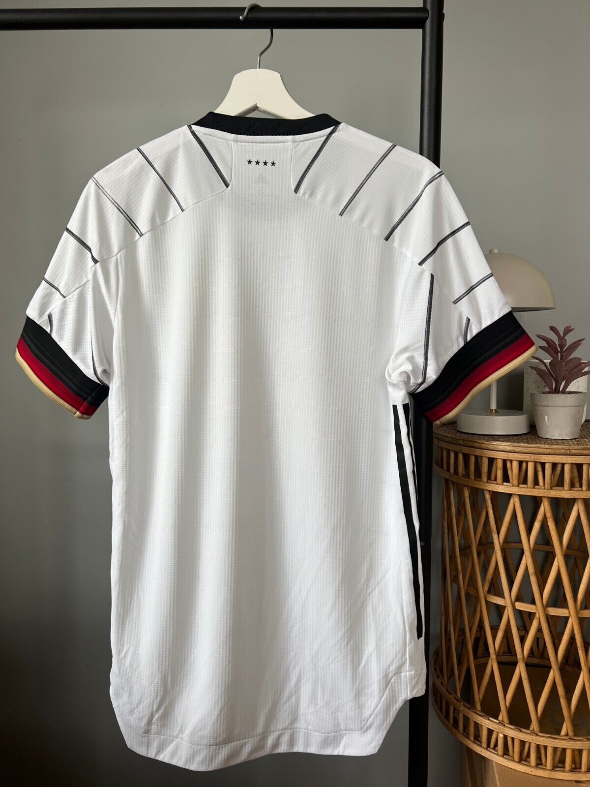 Germany Jersey 2020 Home Authentic Soccer Shirt Adidas EH6104 Mens Size S