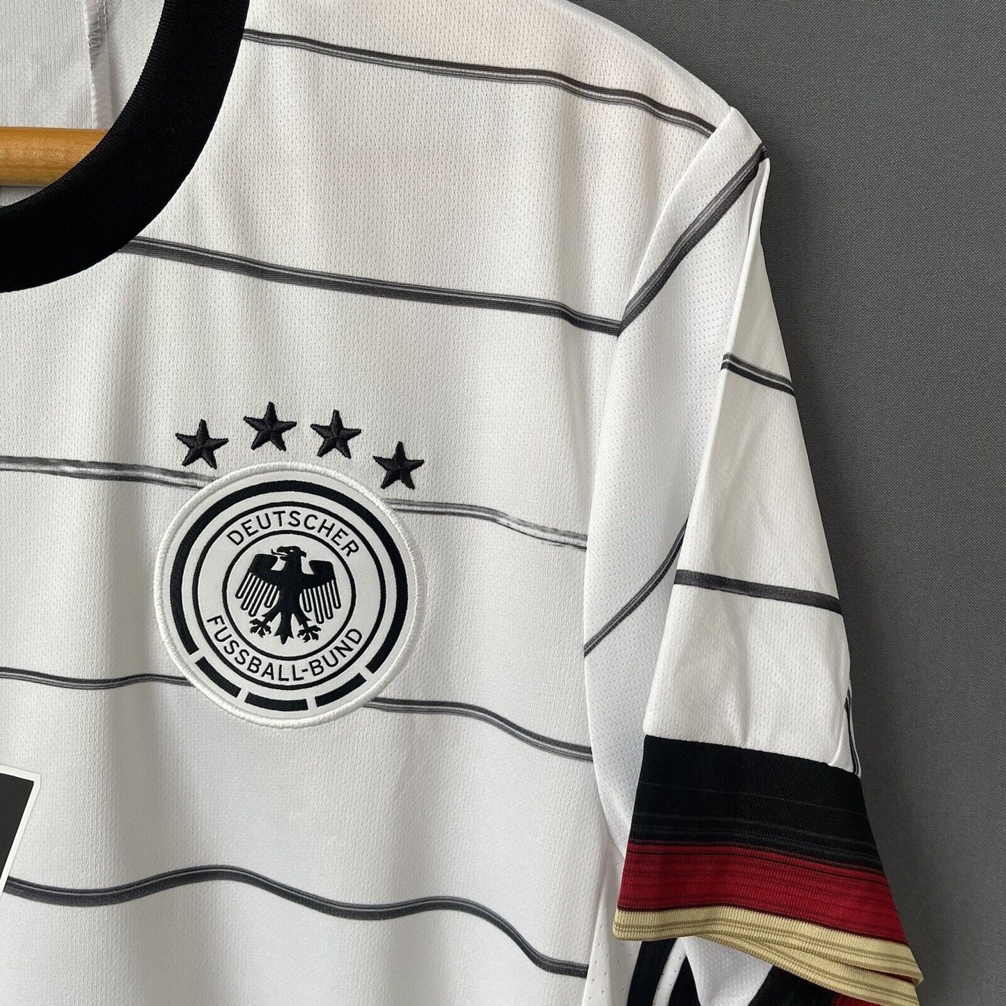 HAVERTZ GERMANY JERSEY 2021 HOME SIZE M MENS FOOTBALL SOCCER SHIRT ADIDAS EH6105