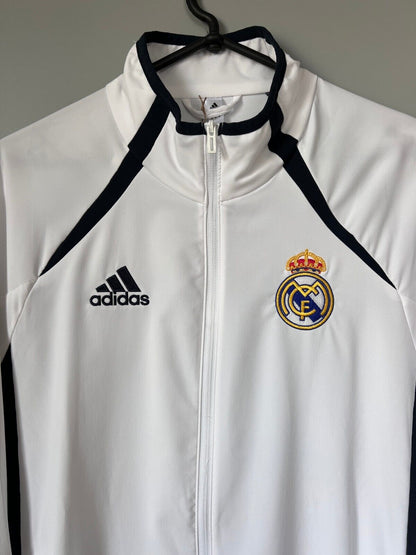 Real Madrid Teamgeist Jacket 2006 x 2021 White Soccer Adidas HA2537 Mens Size M
