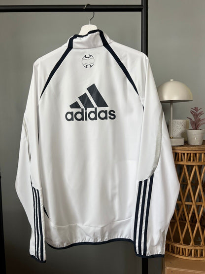 Real Madrid Teamgeist Jacket 2006 x 2021 White Soccer Adidas HA2537 Mens Size M