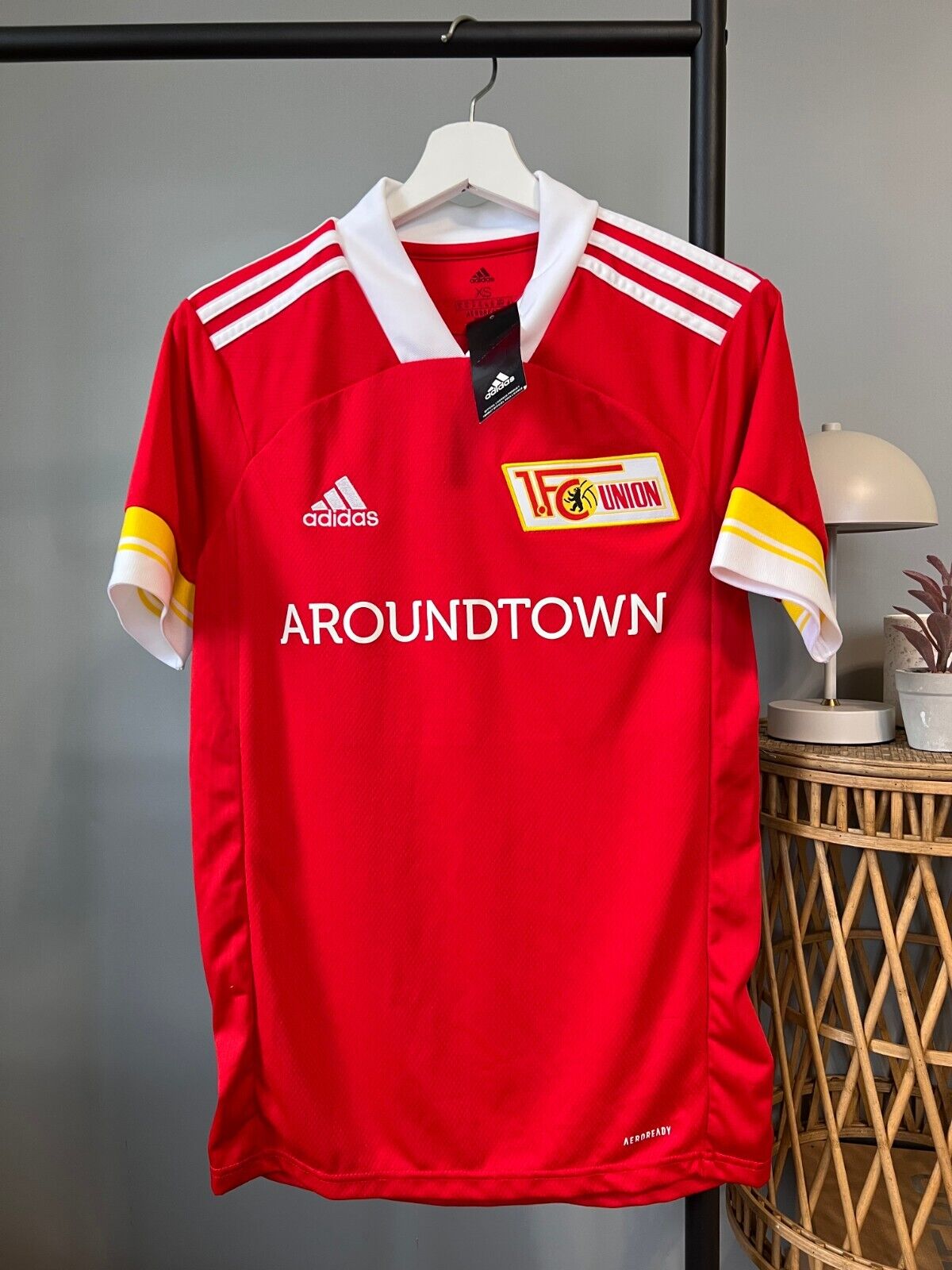 1. FC Union Berlin Jersey 20/21 Home Soccer Football Shirt Adidas Mens Size XS