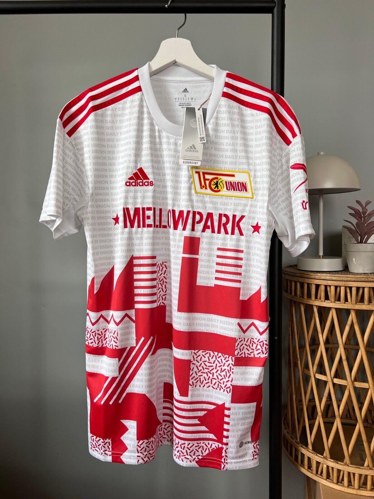 1. FC Union Berlin Jersey 22/23 Fourth Soccer Football Shirt Adidas Mens Size S