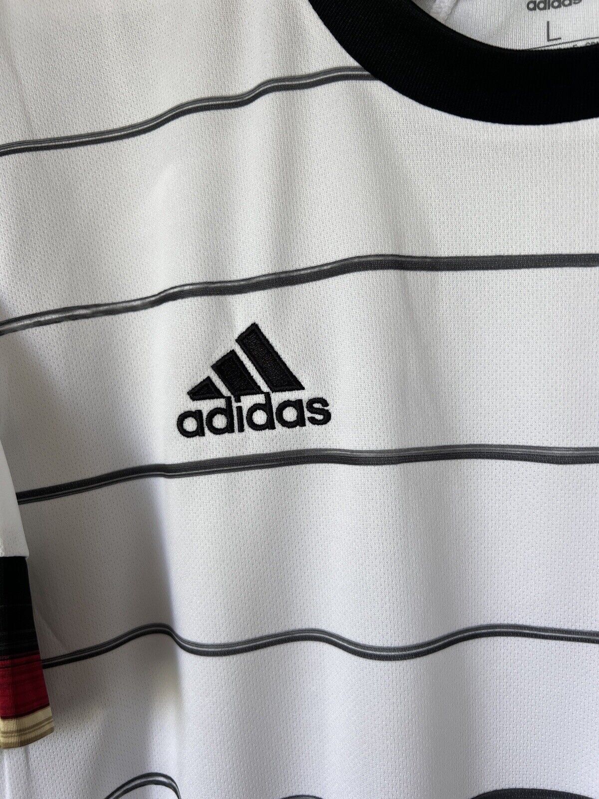Germany Jersey Home Soccer Football Shirt Adidas DFB EH6105 Mens Size L