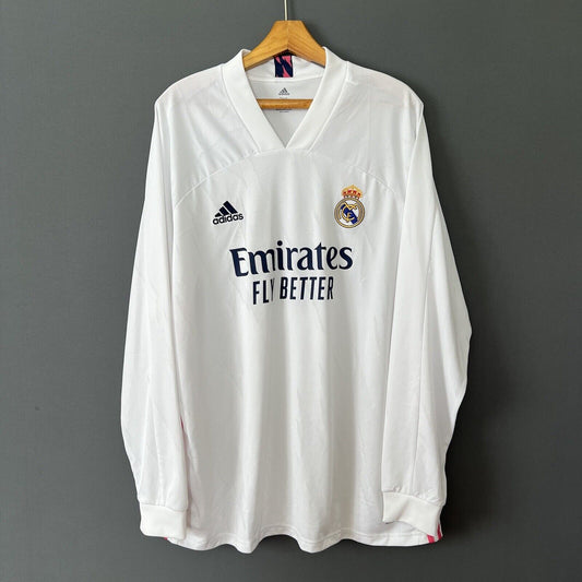 REAL MADRID JERSEY 2020/21 HOME SIZE XXL SOCCER FOOTBALL MAILLOT FQ7473 ADIDAS