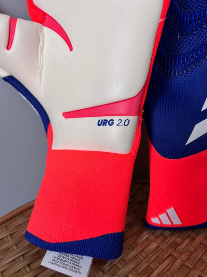 Adidas Predator PRO GL P Goalkeeper Gloves Lucid Blue IS7587 Mens Size 10
