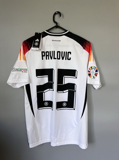 Pavlovic Germany Jersey 2024 Home Soccer Football Adidas DFB IP6130 Boys Size XL