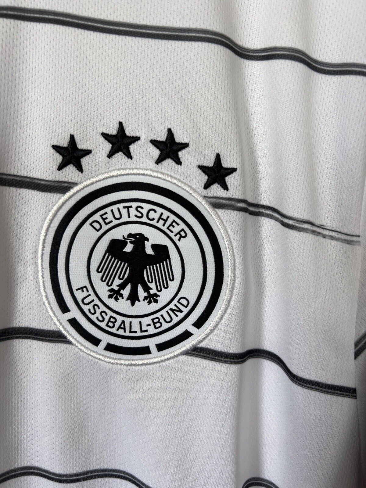 Germany Jersey 2020 Home Soccer Football Shirt Adidas DFB EH6105 Mens Size L