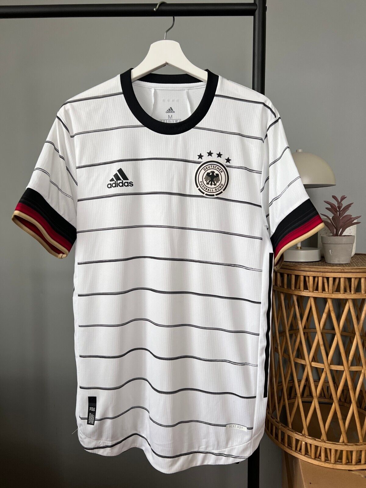 Germany Jersey 2020 Home Player Issue Soccer Shirt Adidas EH6104 Mens Size M