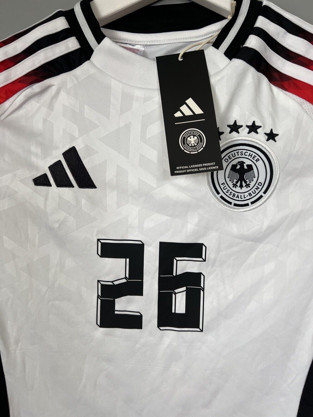 Germany Jersey 2024 Home Soccer Football Adidas DFB IP6130 Boys Size S