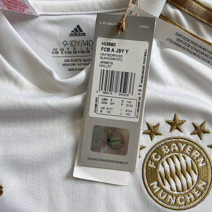Gravenberch Bayern Munich Jersey 22-23 Away Boys Soccer Shirt Size S Adidas