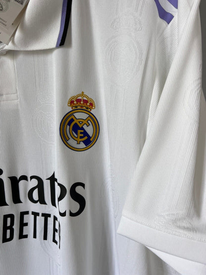 Real Madrid Jersey 22/23 Home Authentic Soccer Shirt HF0292 Adidas Mens Size XXL