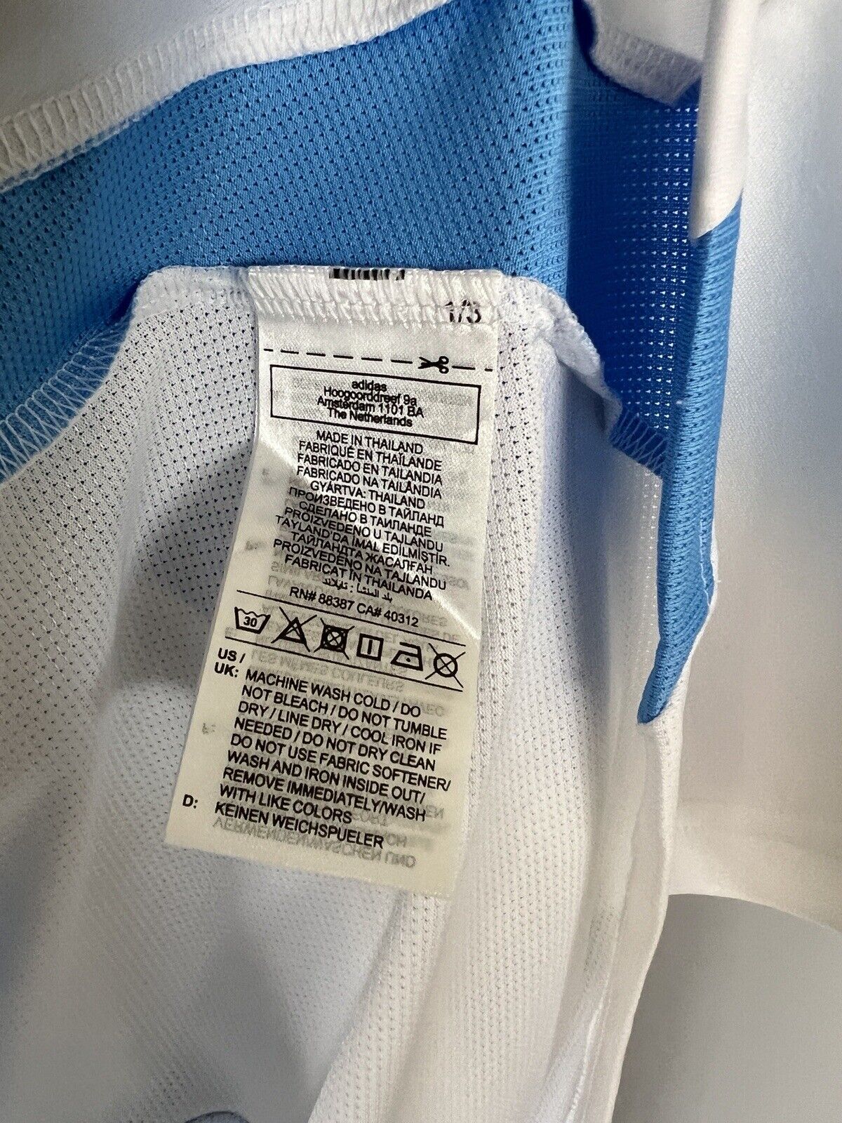 Argentina Jersey 2024 Home Soccer Shirt IP8409 Adidas Mens Size XL