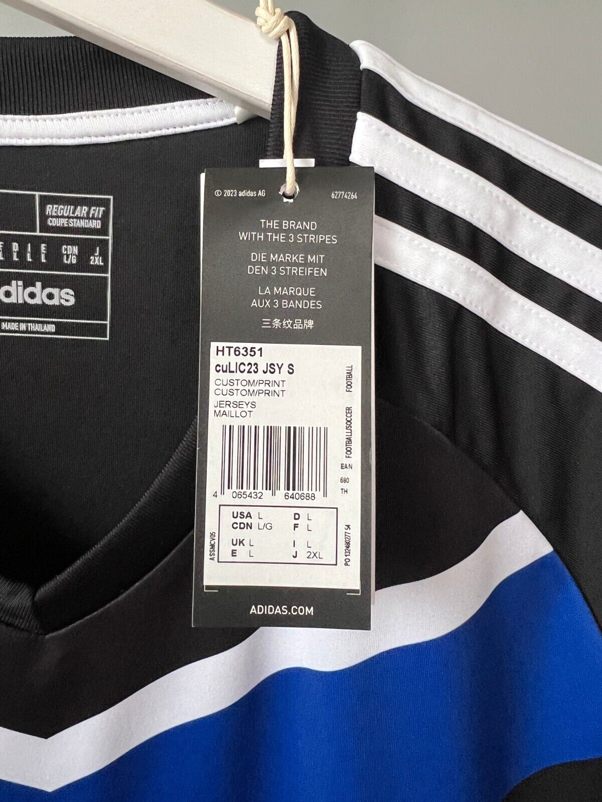 Adidas Jersey Training Soccer Football Shirt Adidas Mens Size L