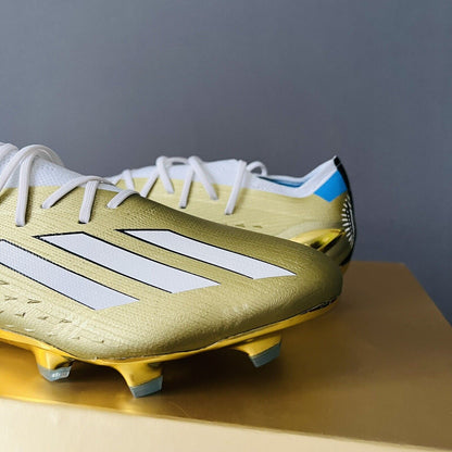 ADIDAS X SPEEDPORTAL LEYENDA.1 FG WORLD CUP 2022 MESSI CLEATS SOCCER HP9138