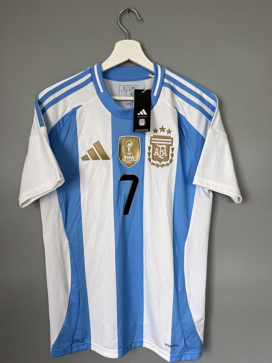 Argentina Jersey 2024 Home Soccer Football Shirt IP8409 Adidas Mens Size S