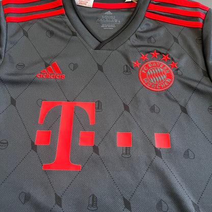 Sabitzer Bayern Munich Jersey 22-23 Third Boys Soccer Shirt Size M H67008 Adidas