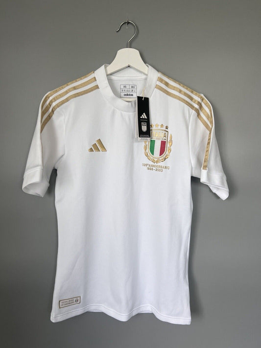Italy Jersey 125th Anniversary Mens Soccer Football Adidas IT6302 Adidas Size XS