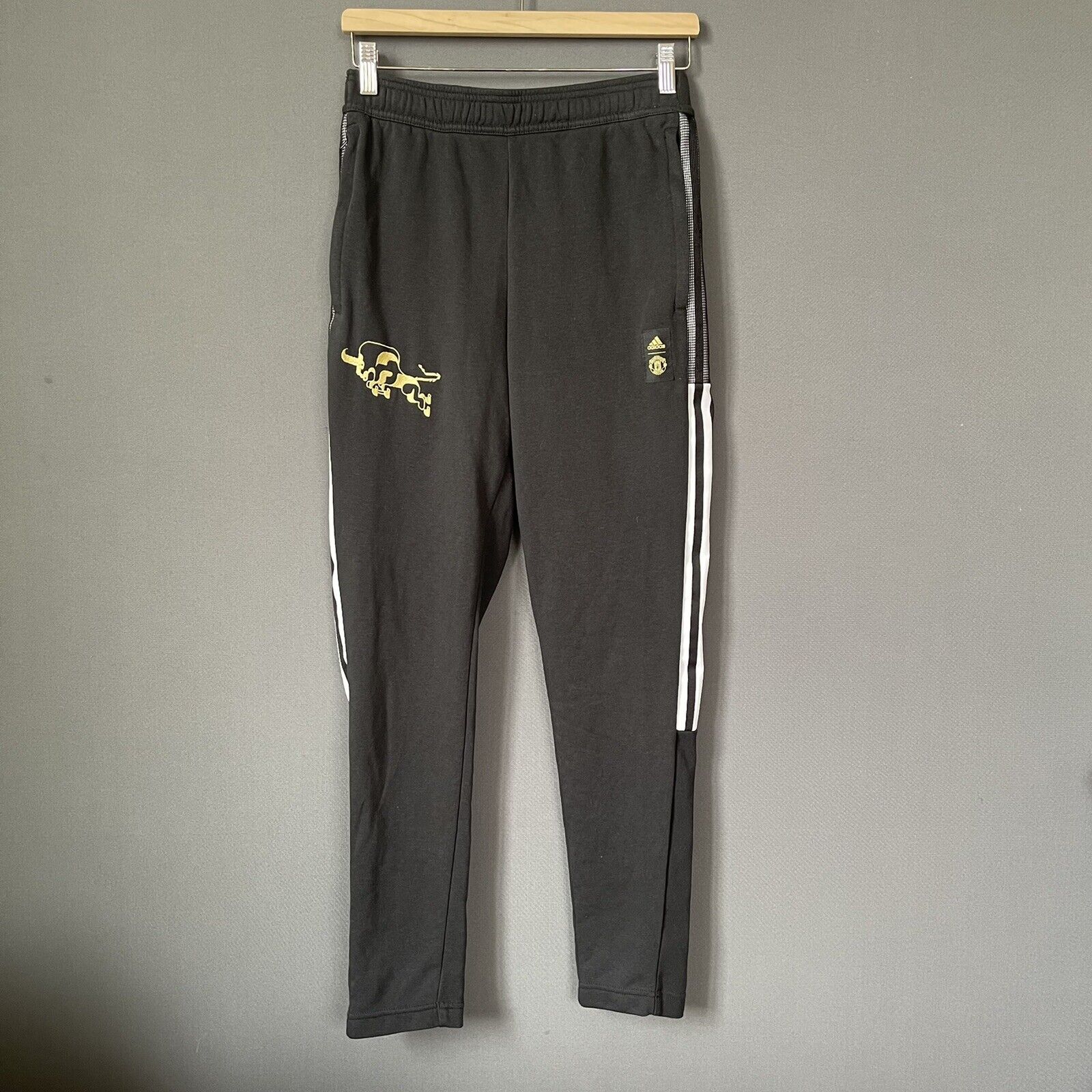 Manchester United Pants CNY Size S Adult Mens Soccer Football Adidas [GK9442]