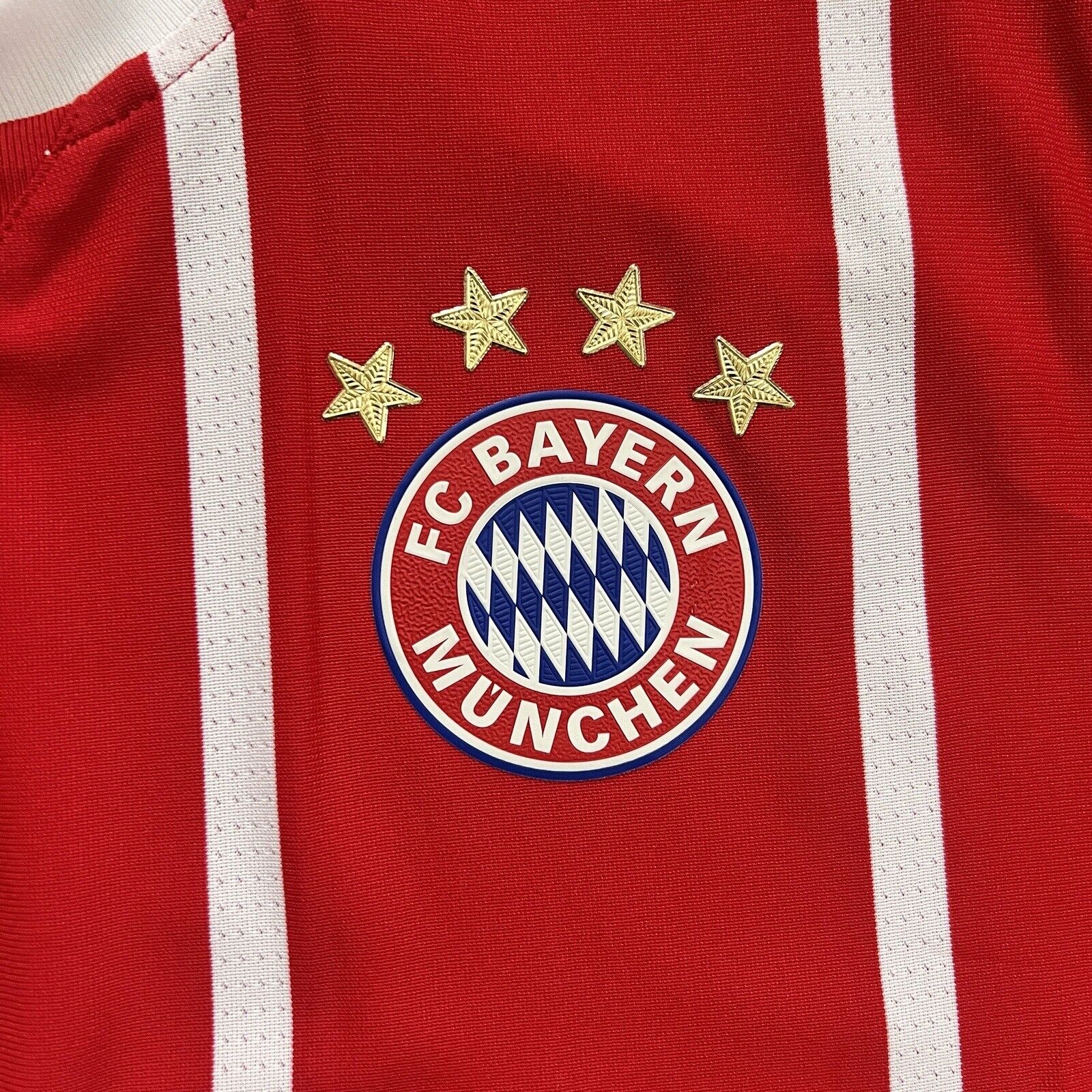 Bayern Munich Jersey 2017/18 Home Match Worn Mens Size 7 Football Shirt Adidas