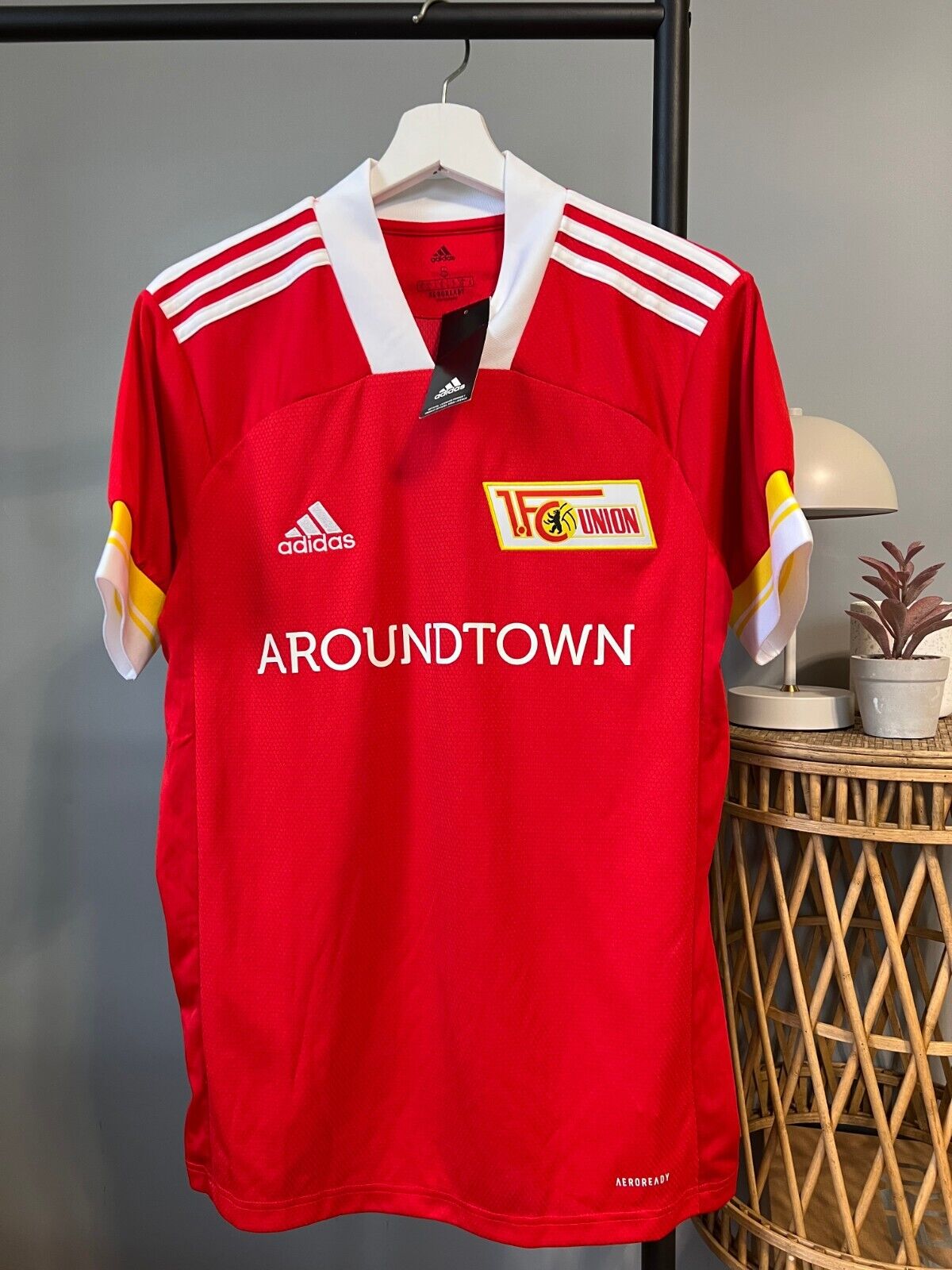 1. FC Union Berlin Jersey 20/21 Home Soccer Football Shirt Adidas Mens Size S