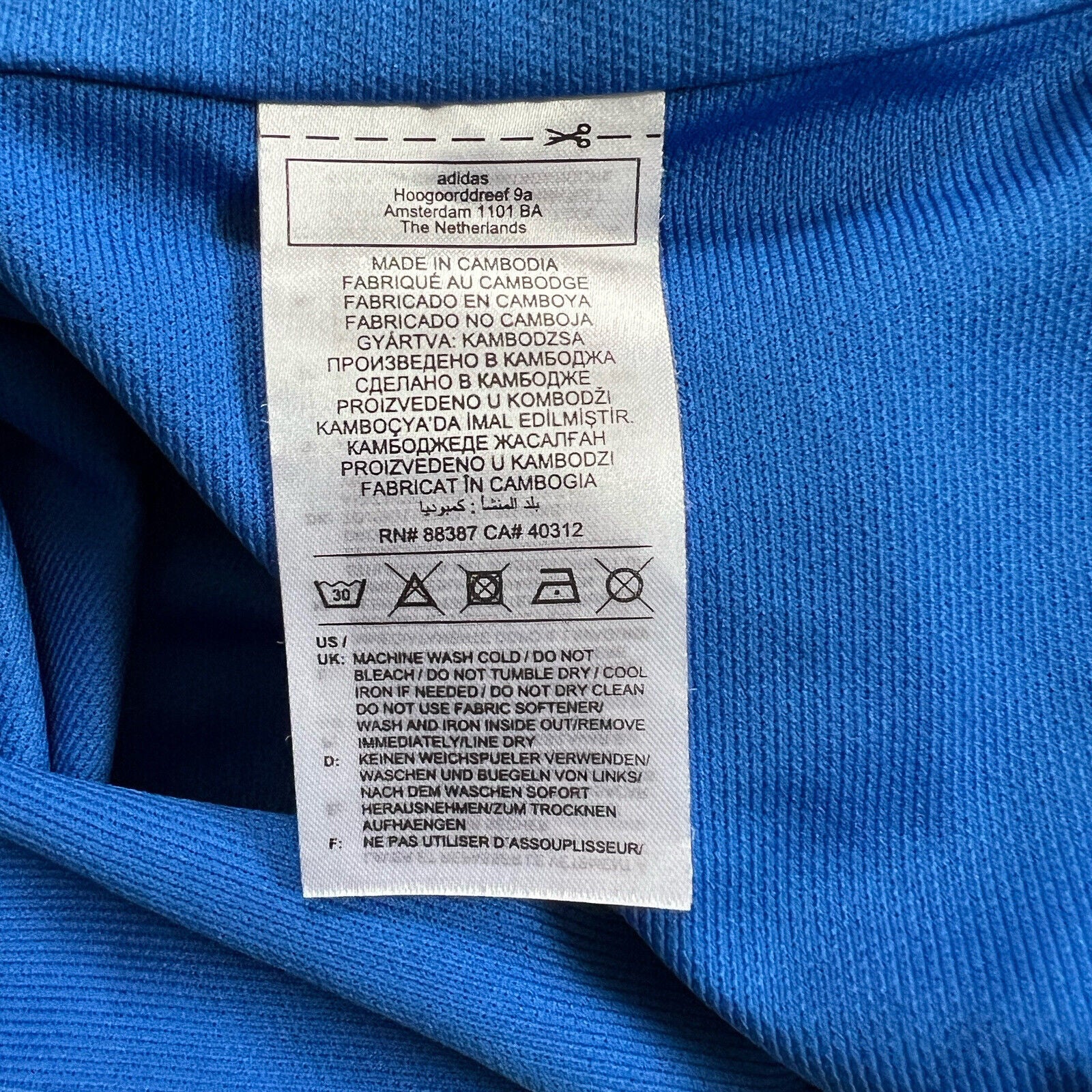 Italy Jersey Team 2023 Home Womens Soccer Football Shirt Adidas HT1613 Size S