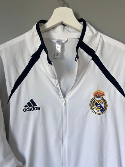 Real Madrid Jacket Teamgeist 2006x2021 White Soccer Adidas HA2537 Mens Size XXL