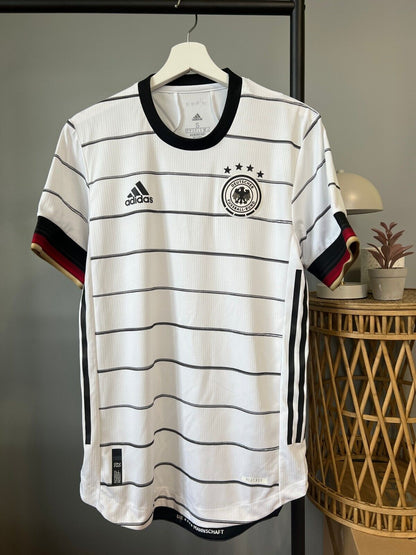 Germany Jersey 2020 Home Authentic Soccer Shirt Adidas EH6104 Mens Size S