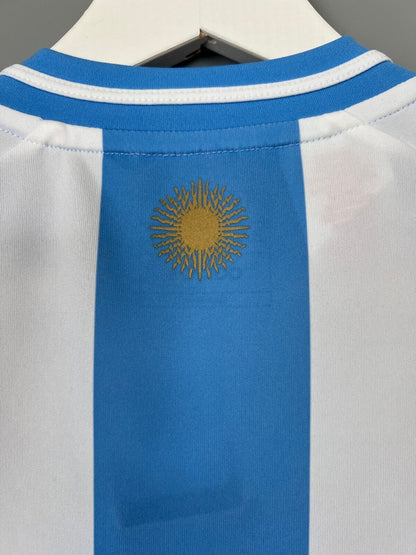 Argentina Jersey 2024-25 Home Soccer Football Shirt IP8387 Adidas Boys Size M