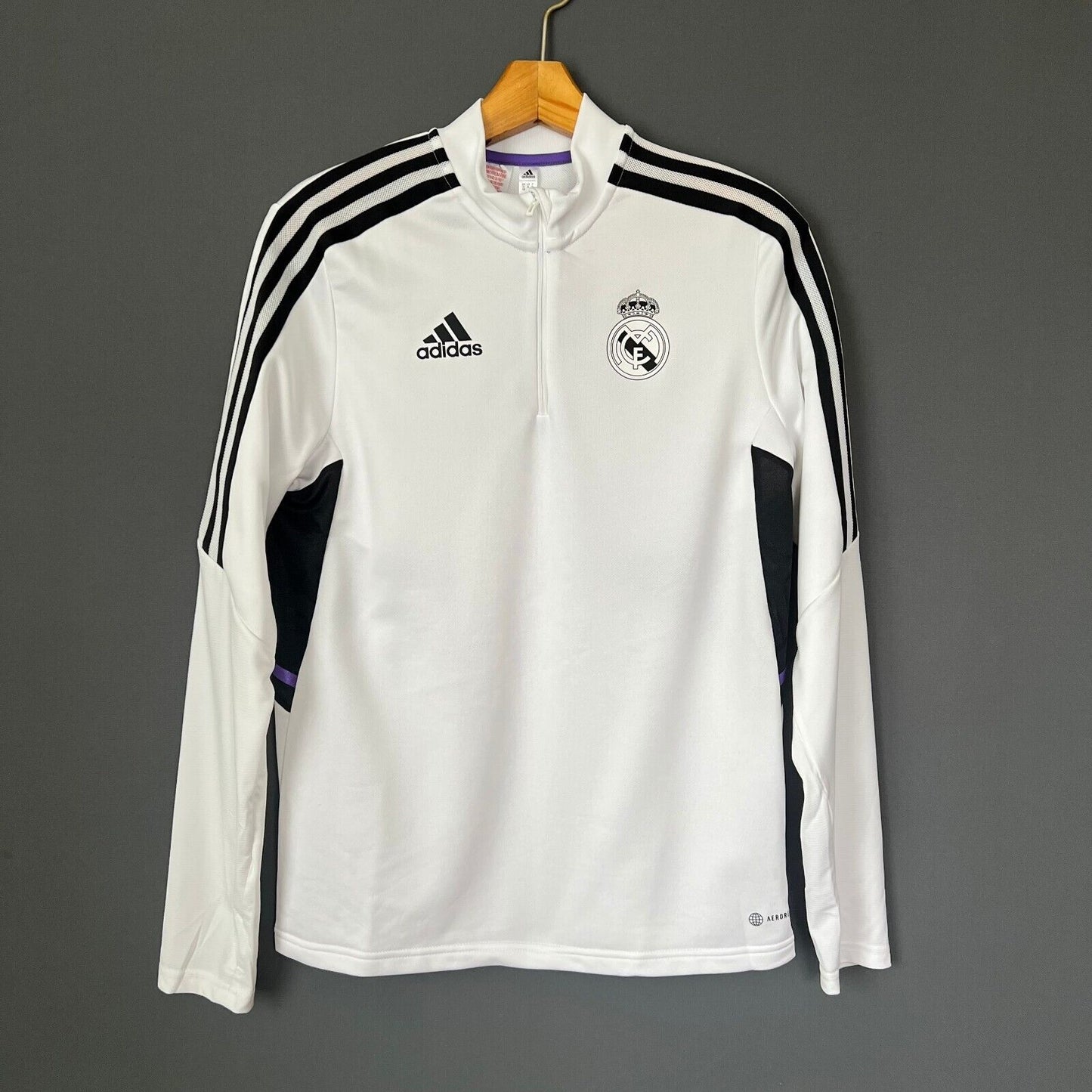 Real Madrid Condivo 22 Training Top Size XL 15-16Y Boys Soccer Football Adidas