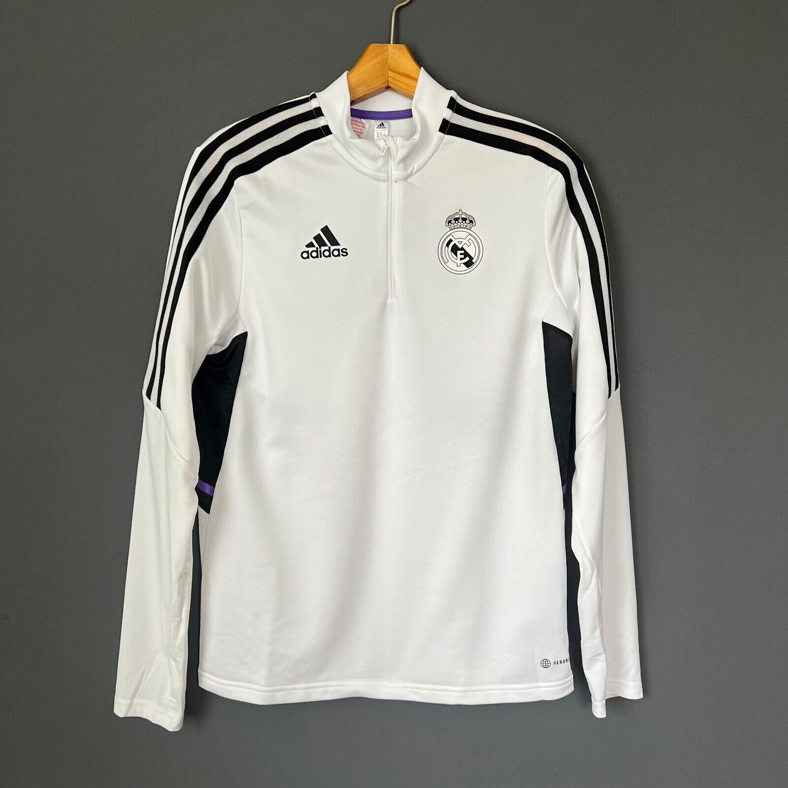 Real Madrid Condivo 22 Training Top Size XL 15-16Y Boys Soccer Football Adidas