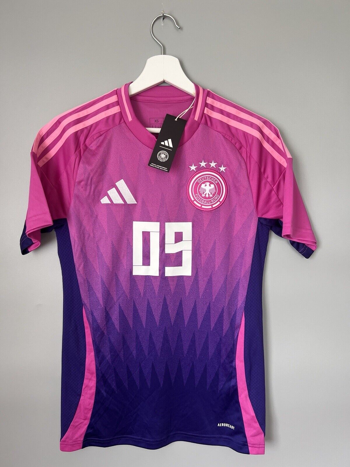 Germany Jersey 2024 Away Soccer Football Adidas IP8158 Mens Size XS