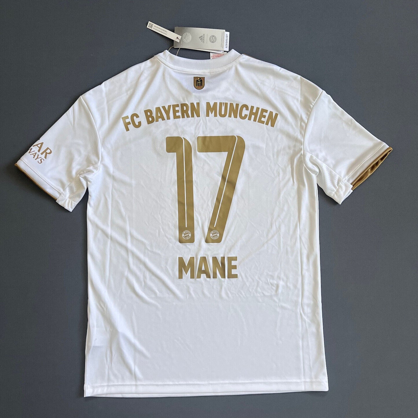 Mane Bayern Munich Jersey 22-23 Away Boys Soccer Shirt Size XL HI3880 Adidas