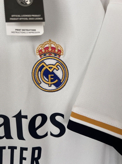Alaba Real Madrid Jersey 23/24 Home Mens Soccer Shirt HR3796 Adidas Size L